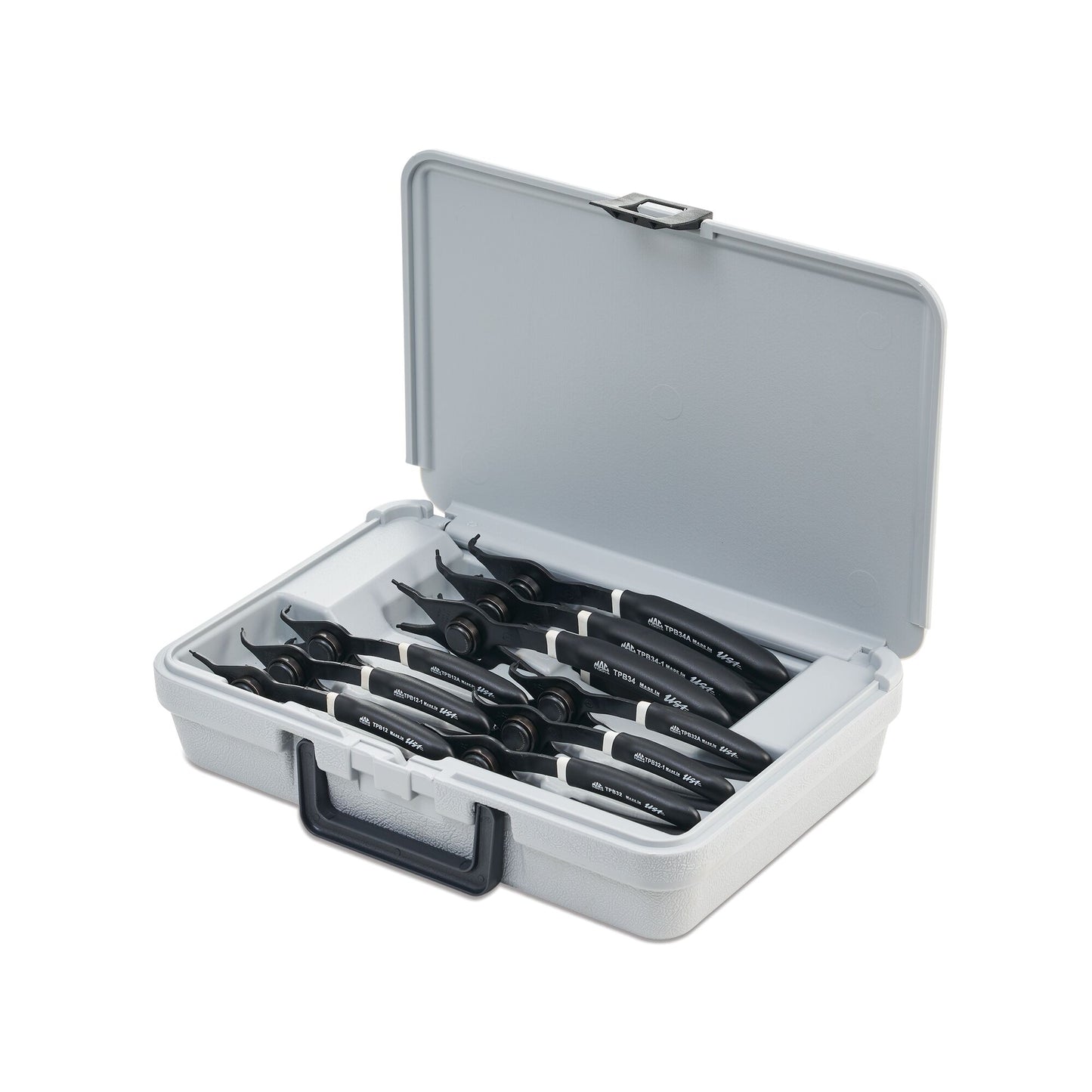 9-PC. Push-Button Retaining Ring Pliers Set