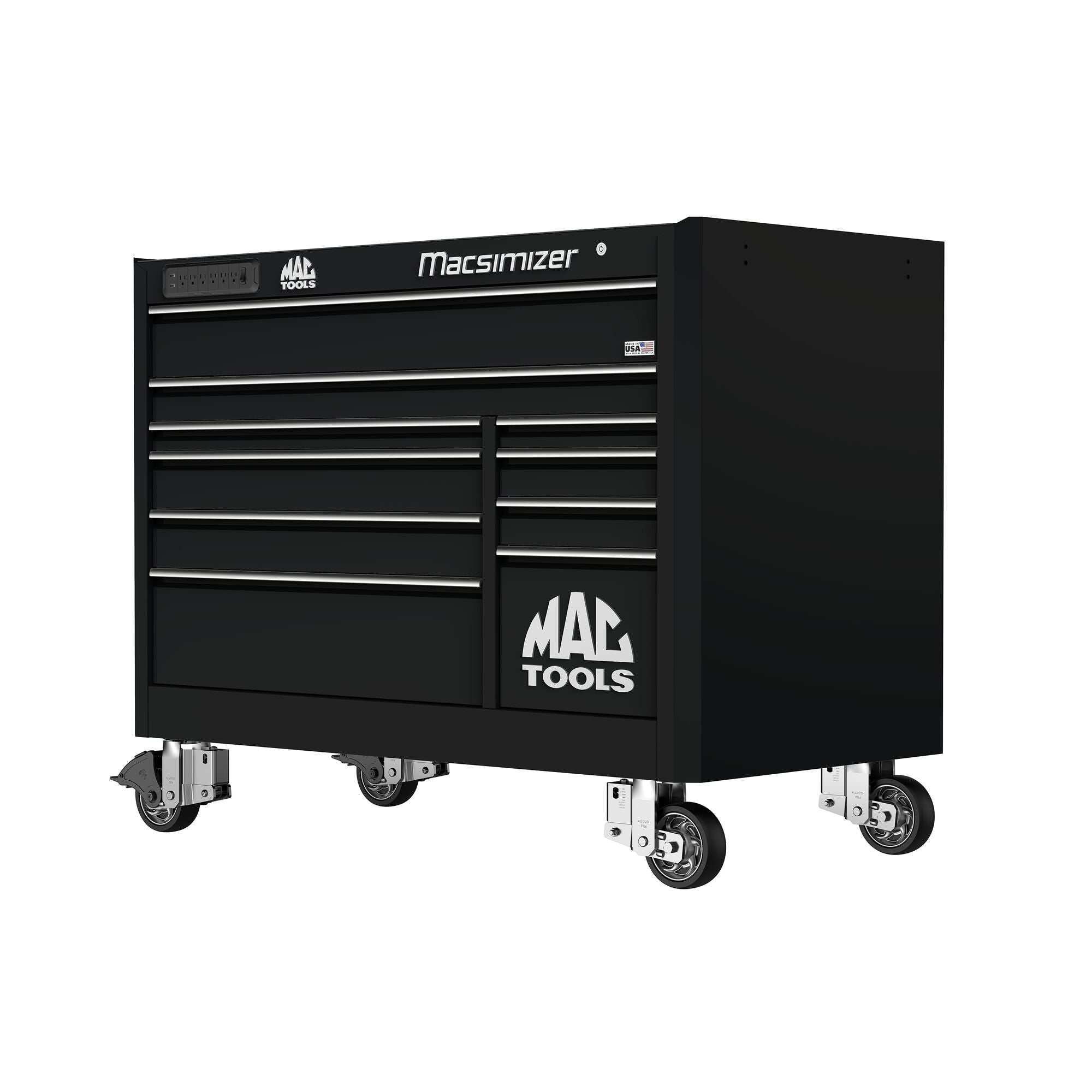 Macsimizer® 10-Drawer Workstation - Galaxy Black