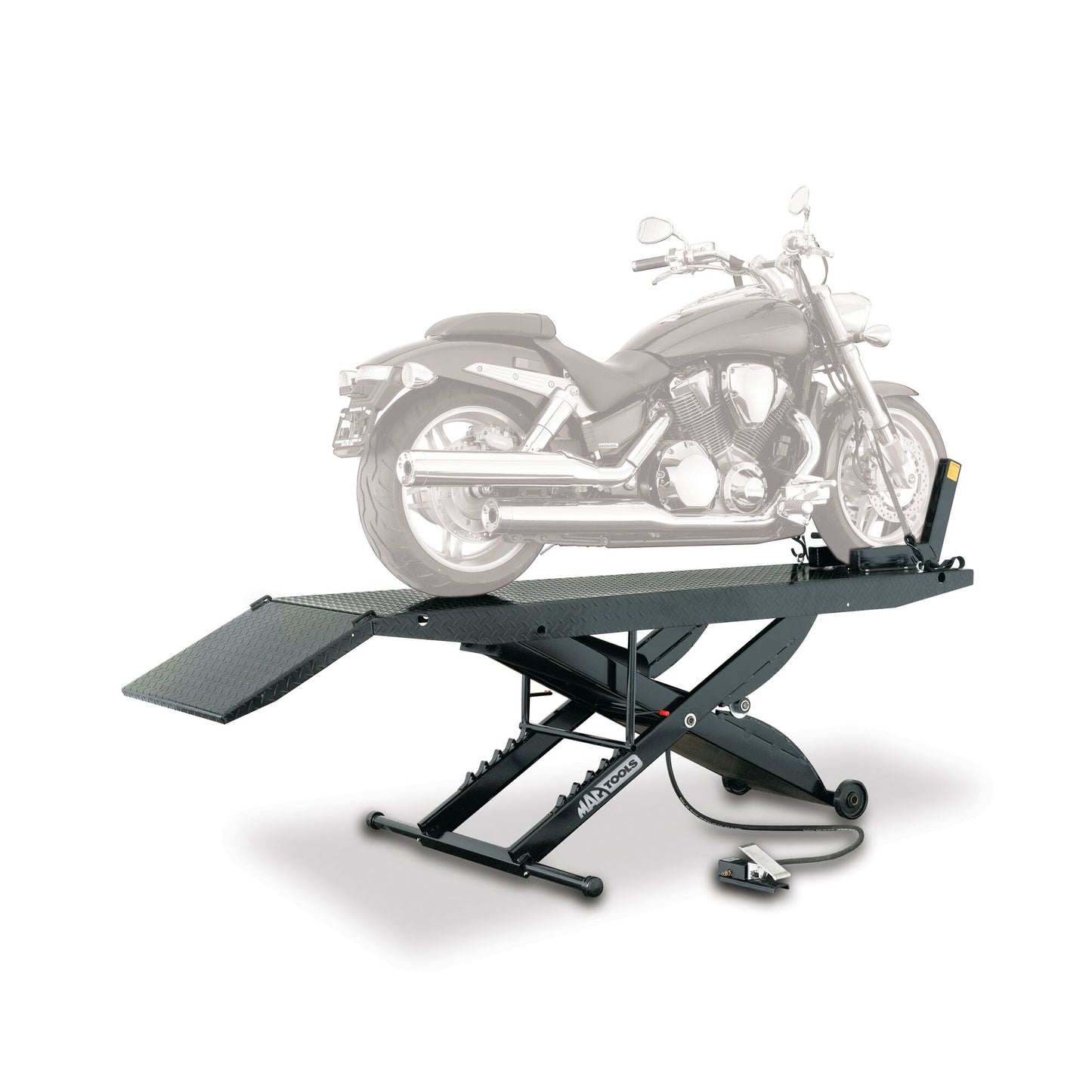 1,000-lbs. Capacity Portable Pneumatic Motorcycle Lift