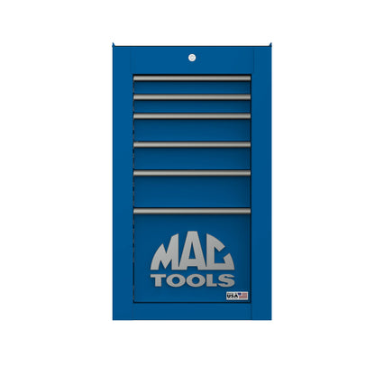 Tech™ Series 6-Drawer Side Cabinet with PowerTech™ Drawer - Sapphire Blue