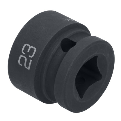 1/2" Drive 6 pt. Stubby Impact Socket - 23mm