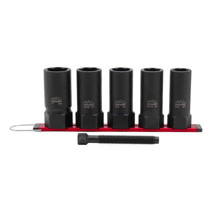 5-PC. 1/2" Drive R.B.R.T.™ SAE Deep Extractor Socket Set