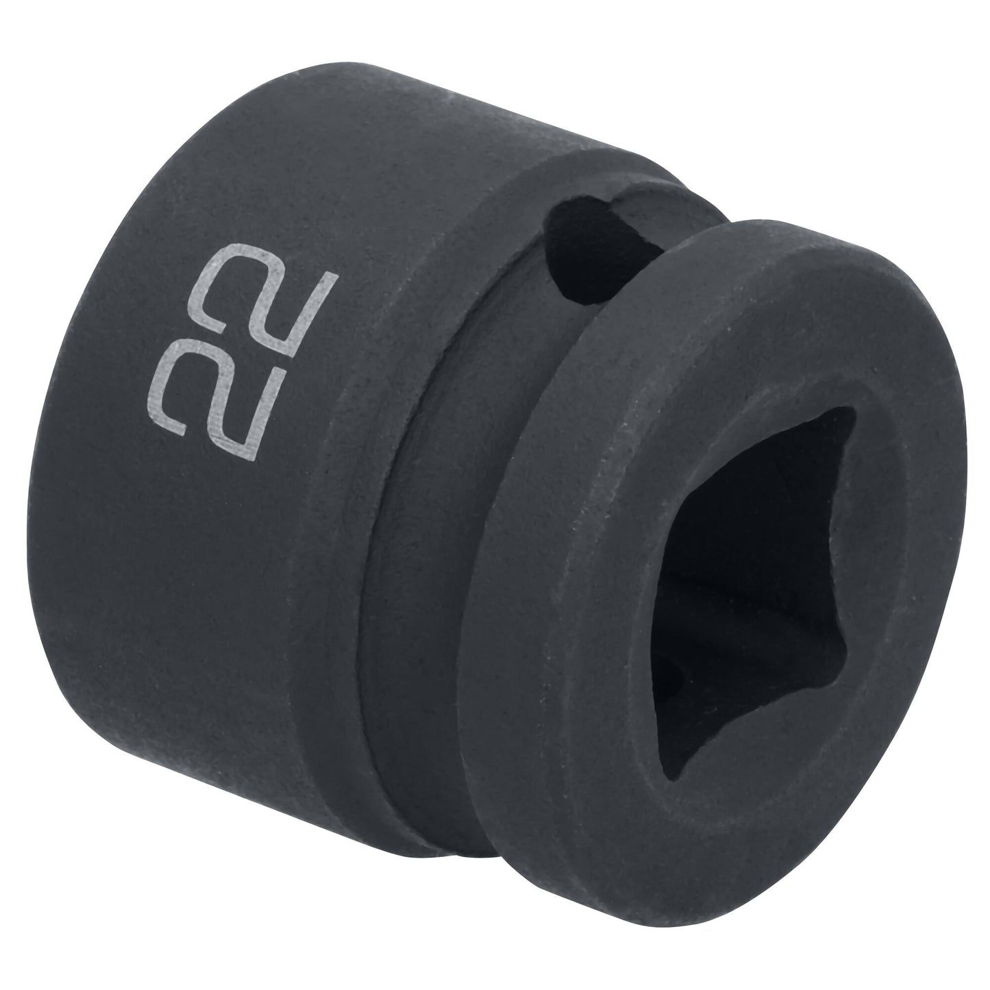 1/2" Drive 6 pt. Stubby Impact Socket - 22mm