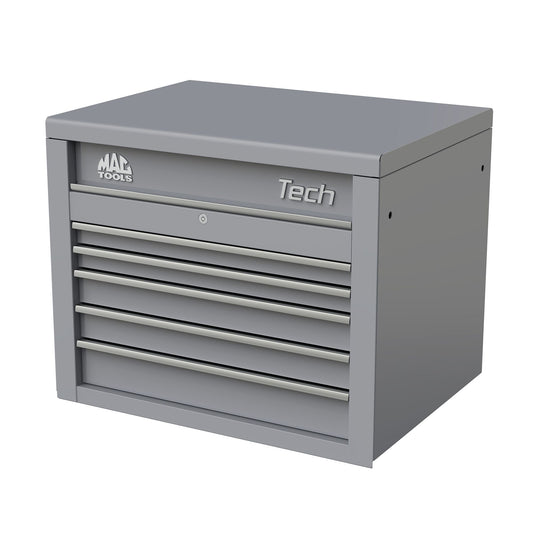 Tech™ Series 5-Drawer Top Chest - Mica Gray