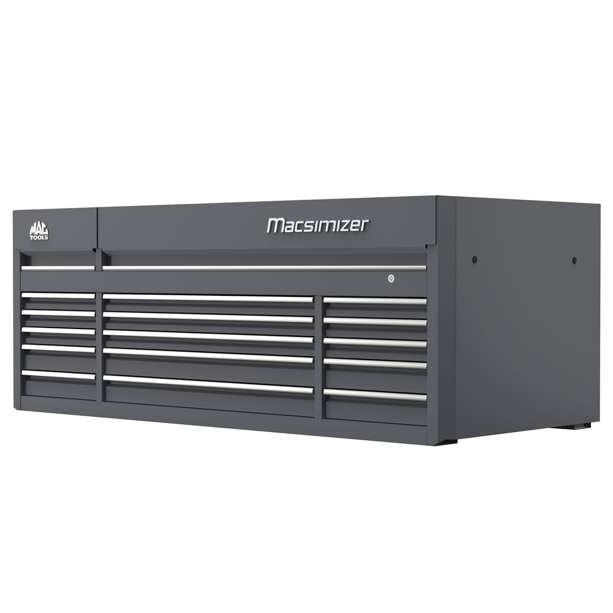 Macsimizer Emblems Macsimizer® 15-Drawer Top Chest - Carbon Gray
