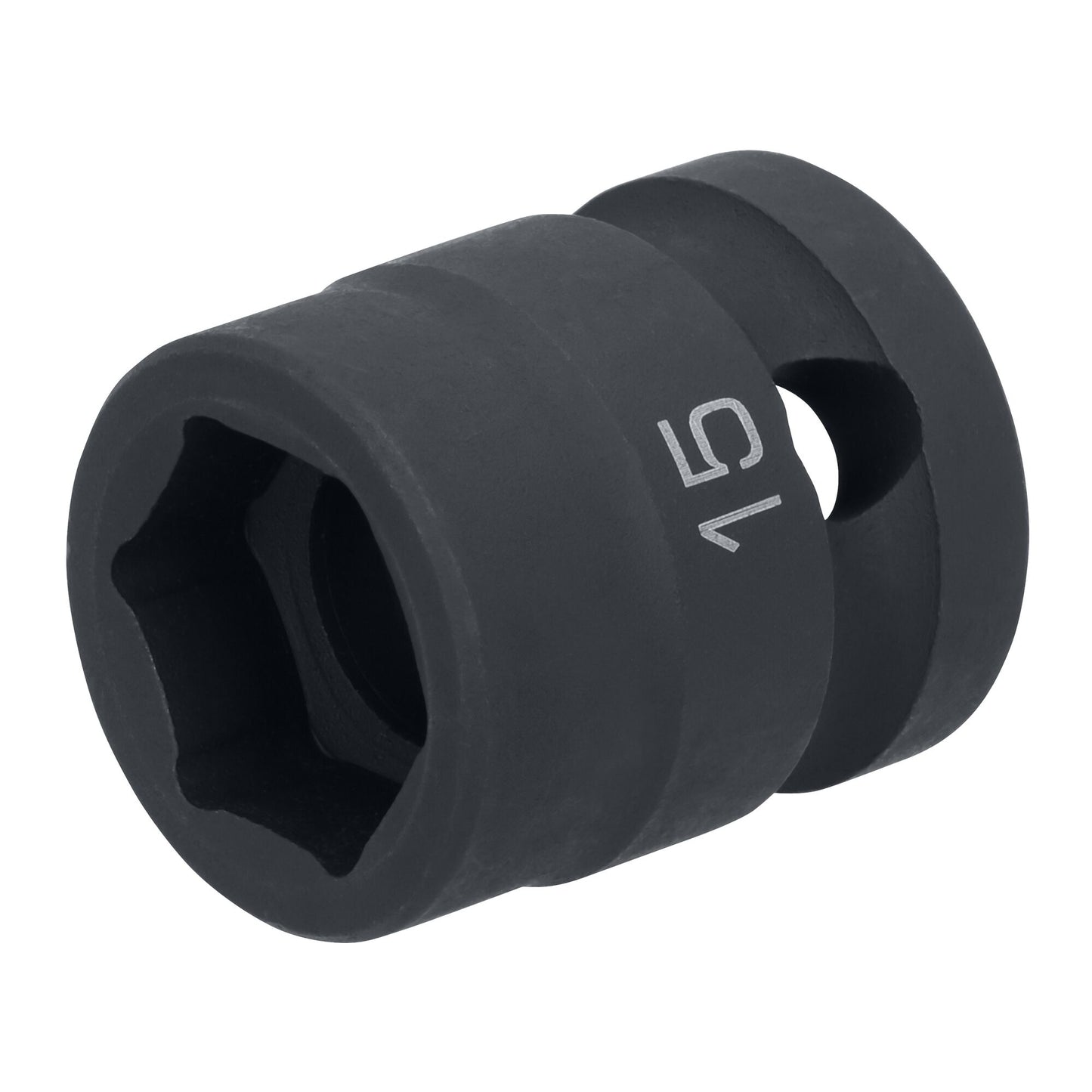 1/2" Drive 6 pt. Stubby Impact Socket - 15mm
