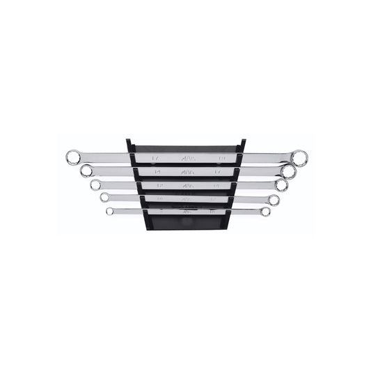 5-PC. Metric High-Performance Long Double-Box Wrench Set - 12-PT.