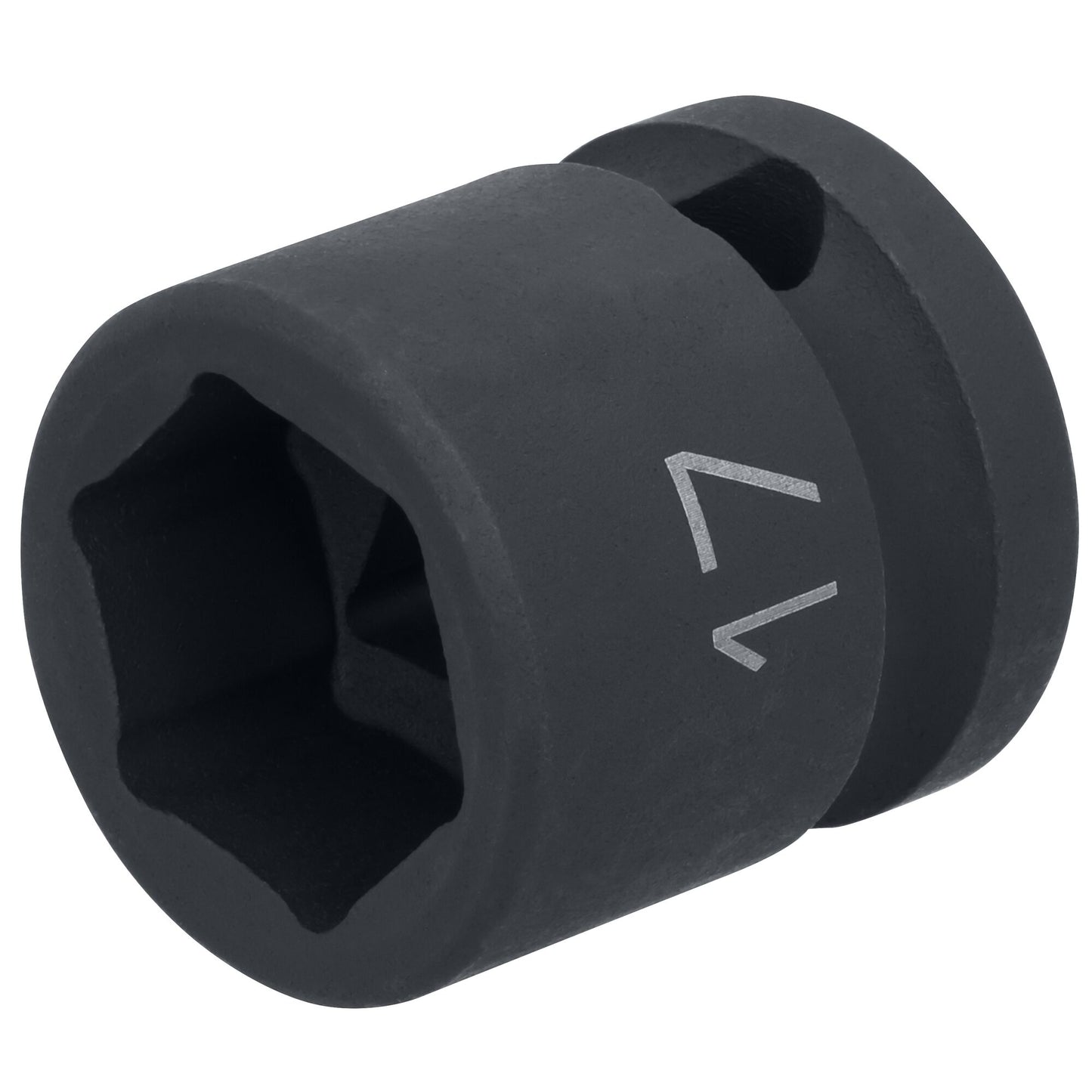 1/2" Drive 6 pt. Stubby Impact Socket - 17mm