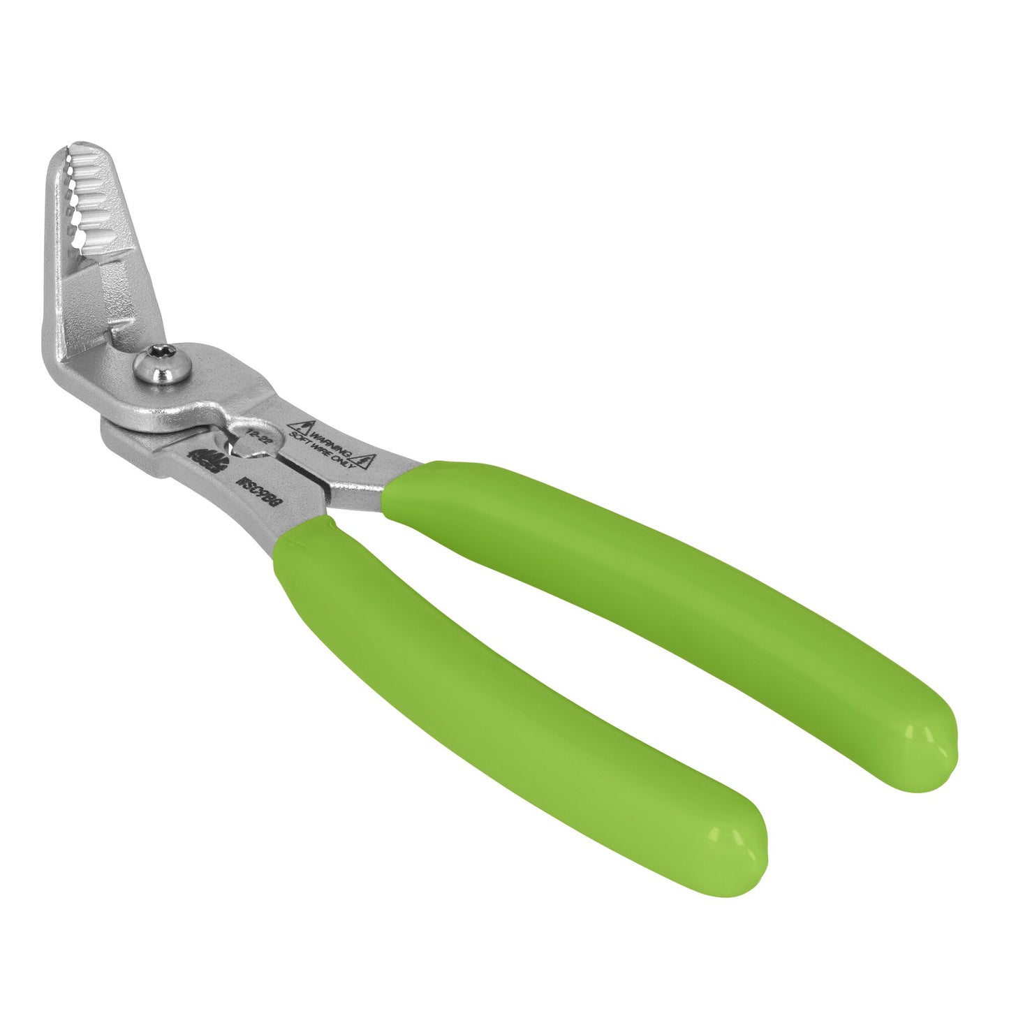 Angled Wire Stripper/Cutter/Crimper - Green