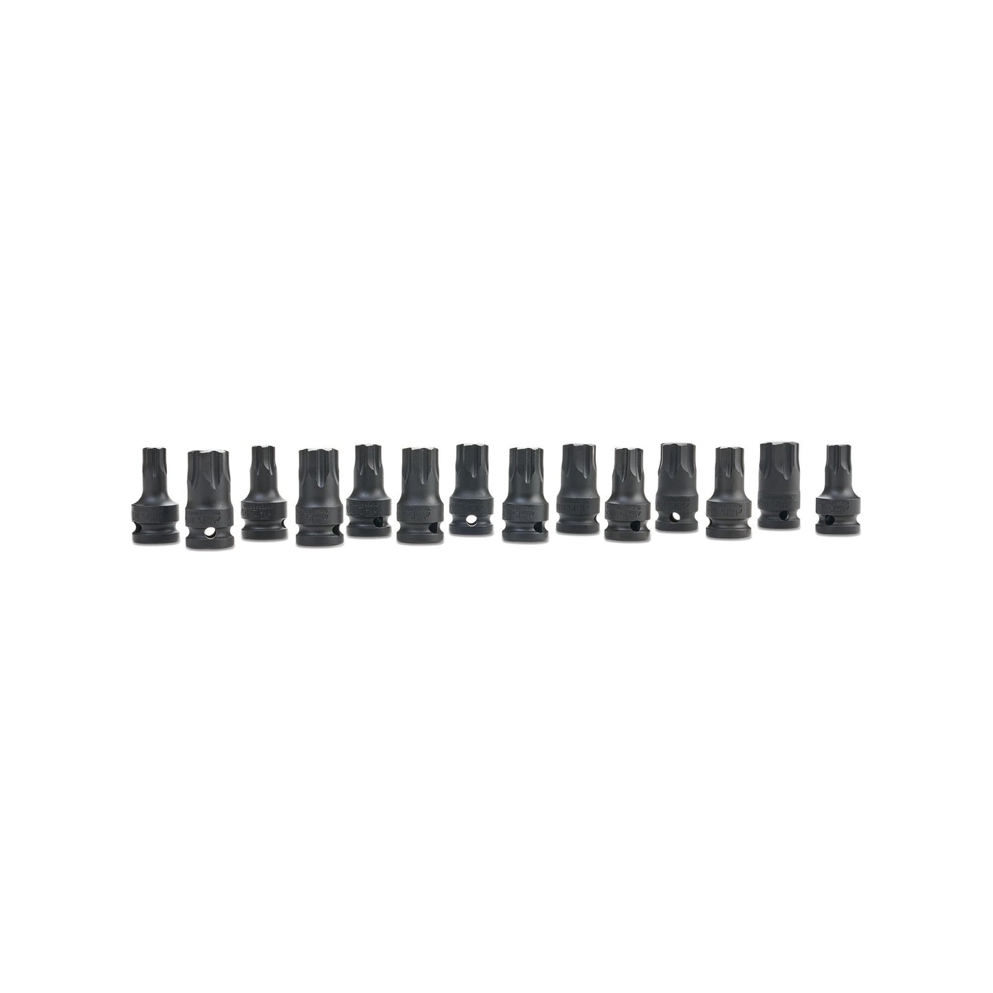 14-PC. 1/2" Drive R.B.R.T. Metric/SAE Impact Hex Drivers