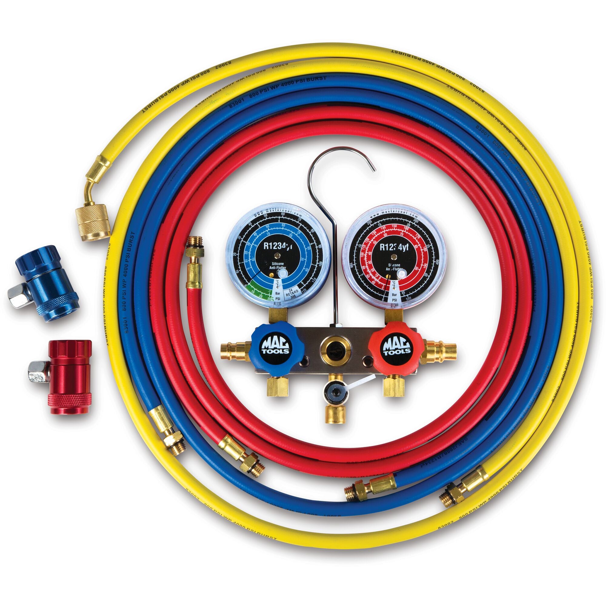 R1234yf Aluminum Manifold Gauge Set - 60