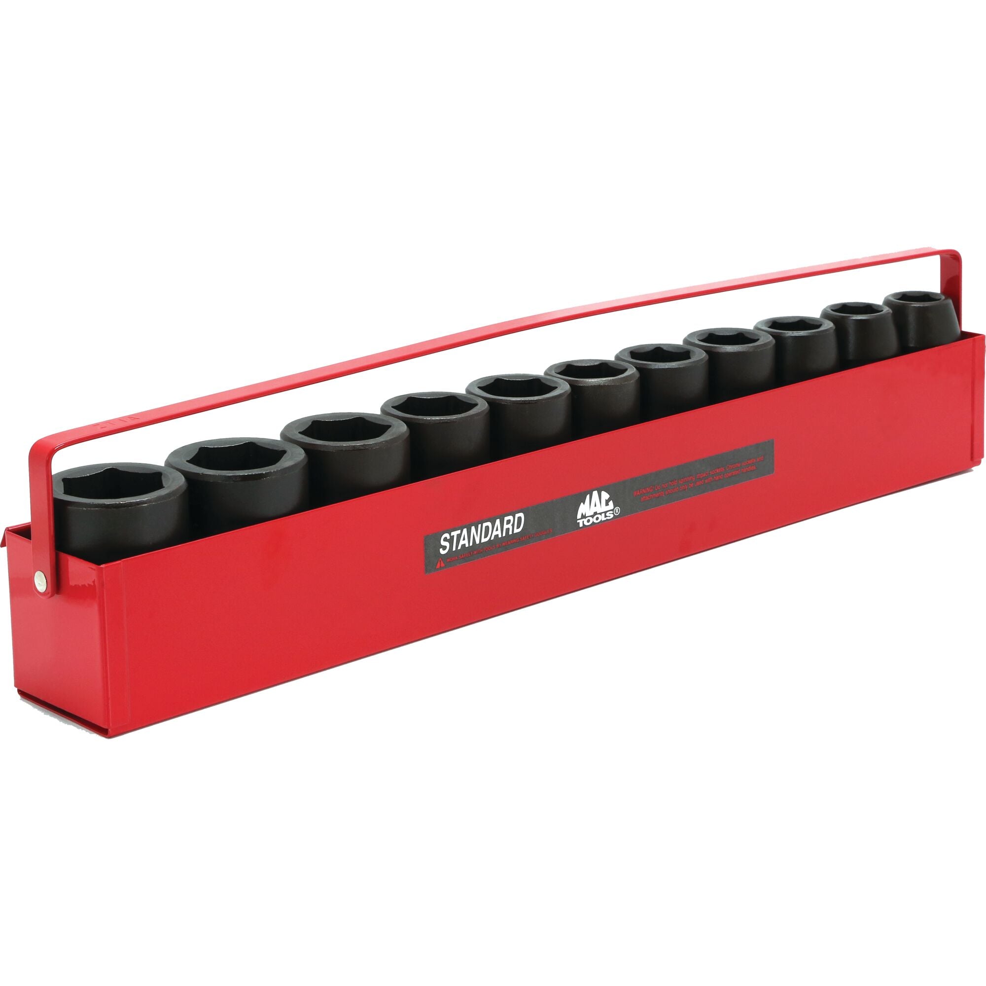 Sockets, Deep Impact SAE in Metal Tray 3/4