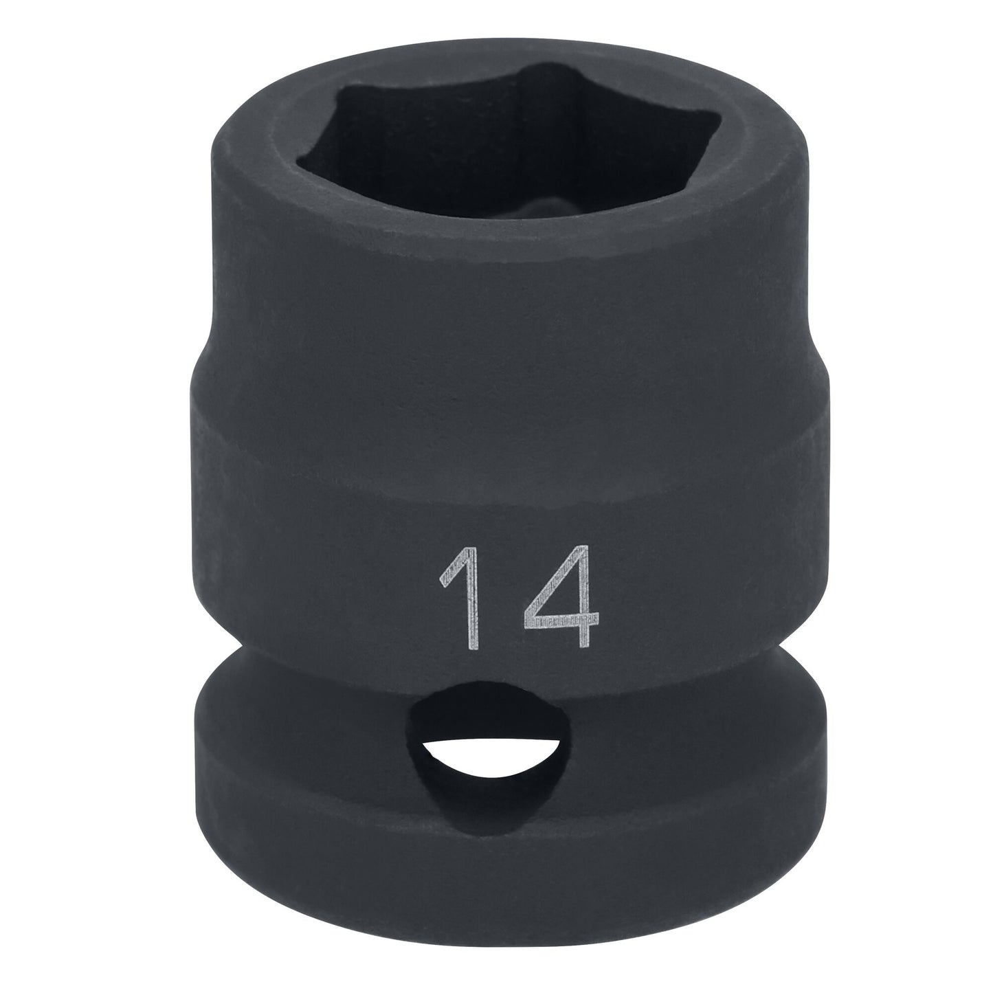 1/2" Drive 6 pt. Stubby Impact Socket - 14mm