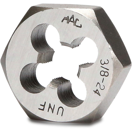MAC TOOLS SAE Hexagonal Die 3/8"-24 NF - 1" Shank