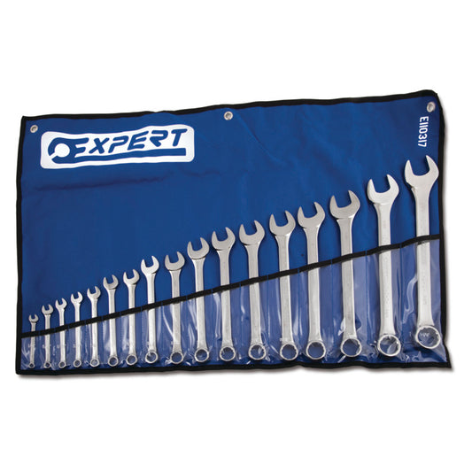 17-PC. SAE Combination Wrench Set - 12-PT.