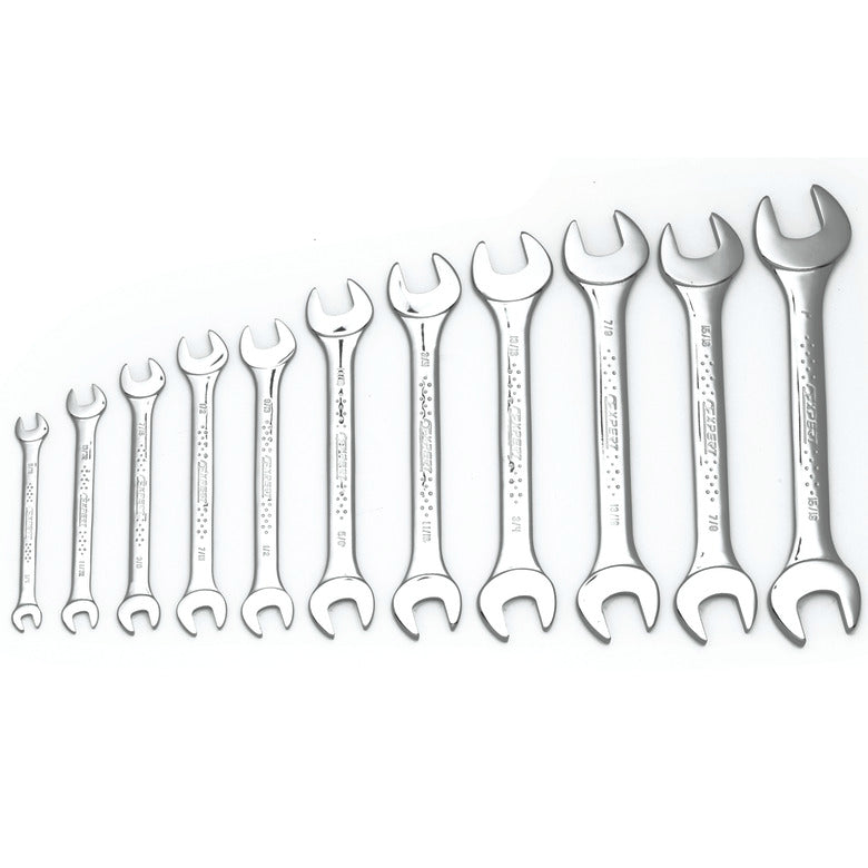 SAE Combo Wrench and Open End Wrench Sets Bundle 25 PC.