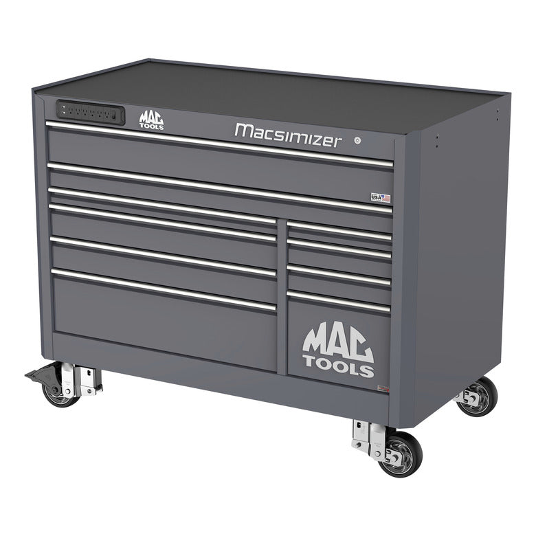 Macsimizer® 10-Drawer Workstation - Carbon Gray - M5930PDP-CG