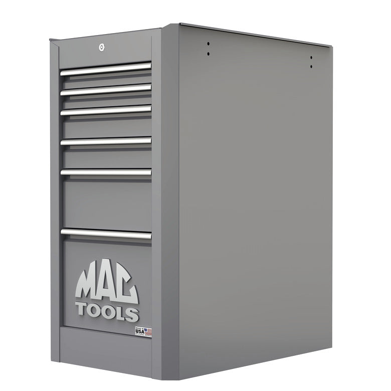 Macsimizer® 6Drawer Side Box with PowerTech™ Drawer Mica Gray