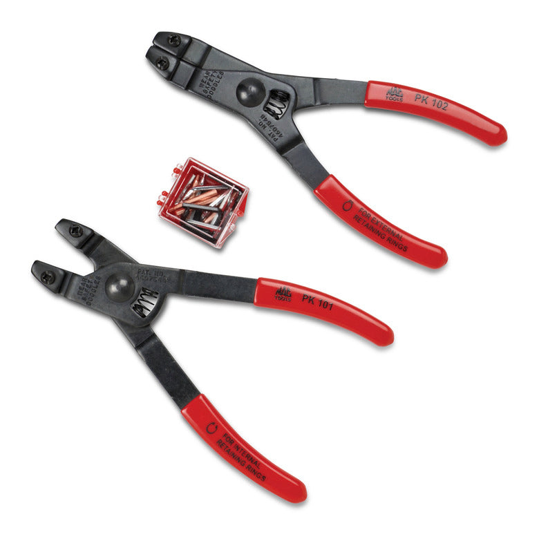 2-PC. Internal/External Tip Snap Ring Pliers Set - PK100 | Mac Tools