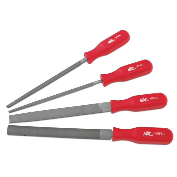 4-PC. Comfort-Grip™ Combination Bastard-Cut File Set - SCF4AK