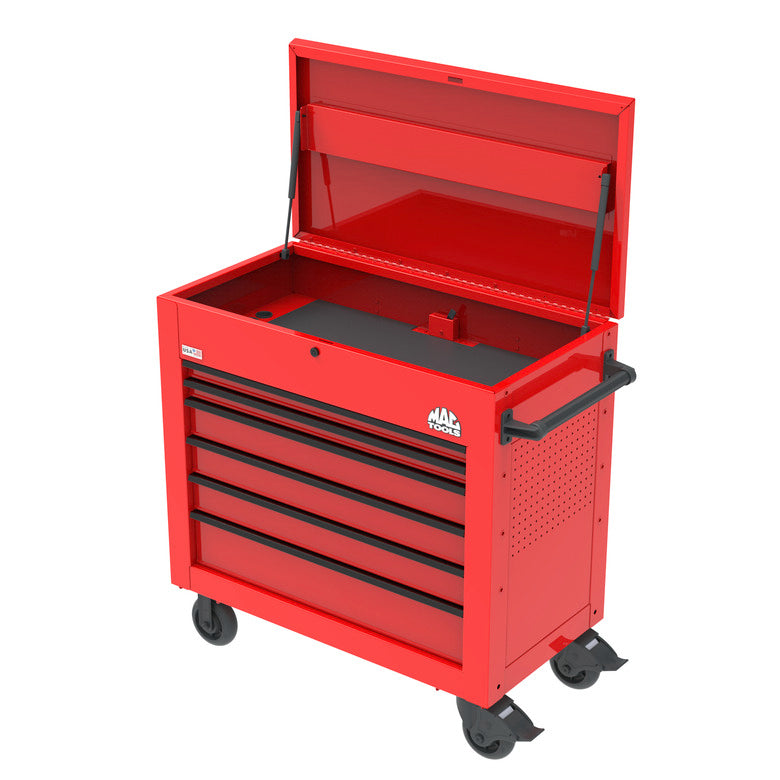 Red Mac Tools Tool Cart Black Tool Chest Small Tool Box with Drawers -  China Roller Cabinet Tool Box, Tool Trolley on Wheels